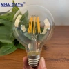 NEWDAYS brand cross-border new G80, G95, G125 transparent filament lamps, E27 commonly used screw-type retro American energy-saving bulbs, energy-saving high-brightness, ultra-long battery life, limited-time discount bulbs Application Scenario